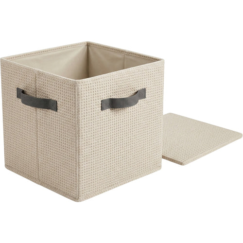 Ukvhgx Waffle Cube Folding Storage Bin Oatmeal - Product view